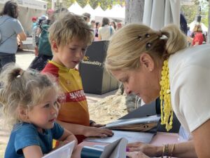 Kelly-Anne-Manuel-and-children-at-LATFOB-2023